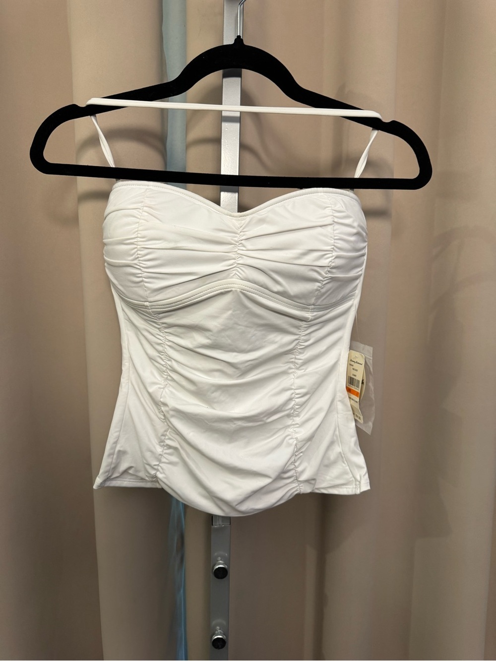 Tommy Bahama SHIRRED FRONT BANDEAU CUP BANDINI